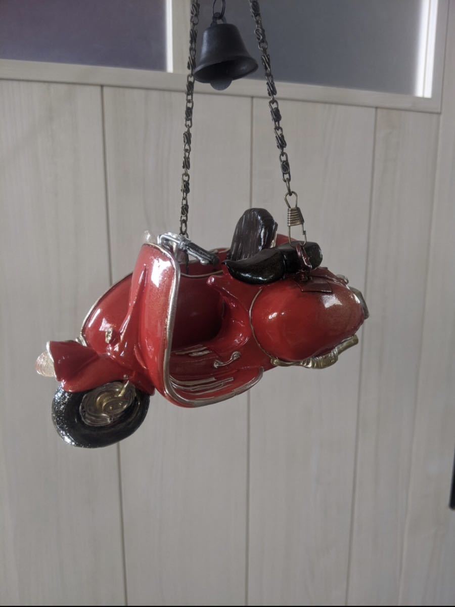 可愛らしいインテリアオーナメント ベスパ マネーバンク 貯金箱 Vespa #UK #スクーター #風鈴 #店舗什器_画像8