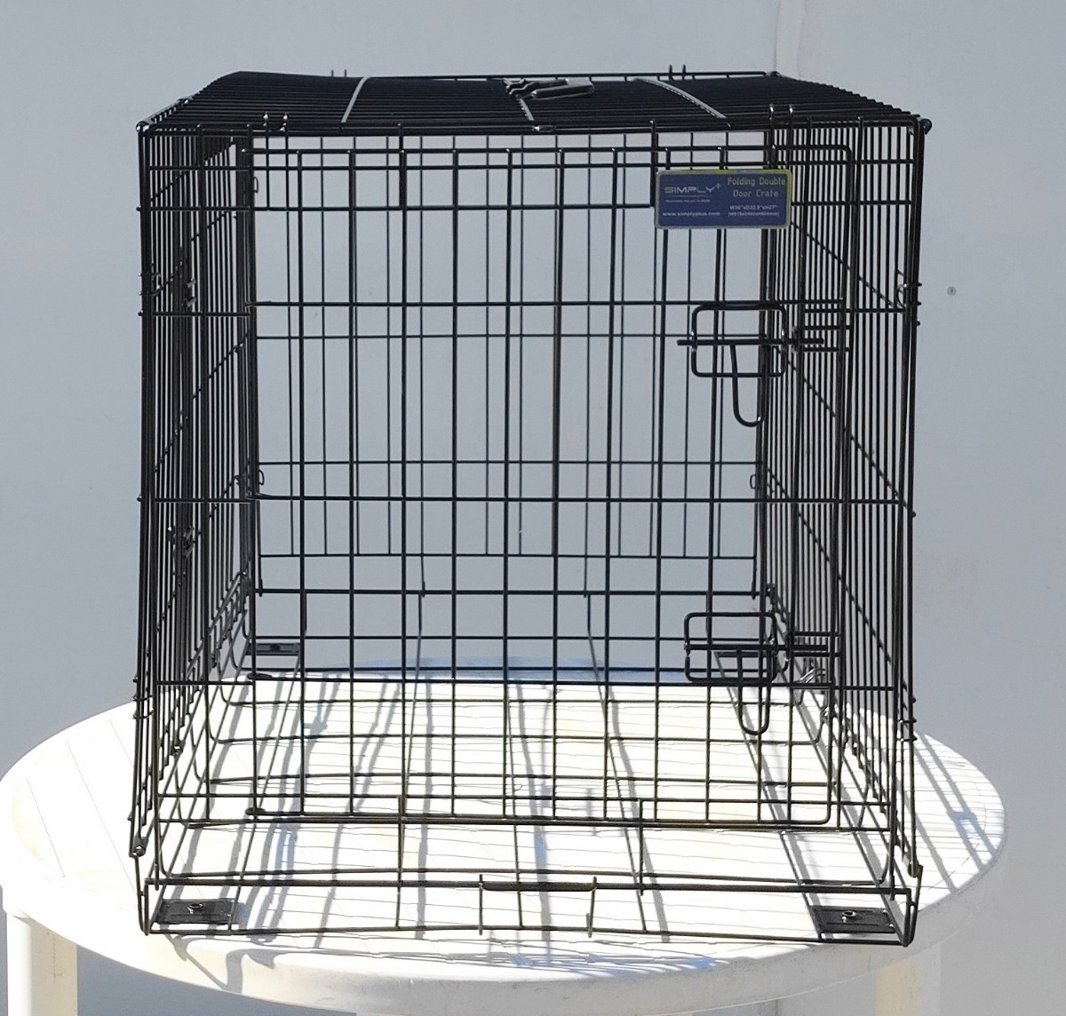 訳有 未使用新品 シンプリー プラス XL特大⑱ 幅915×奥580×高686㎜ ペット用ケージ XL Pet Crate DMM with 714119448553 3ｈ169Ｓの画像5