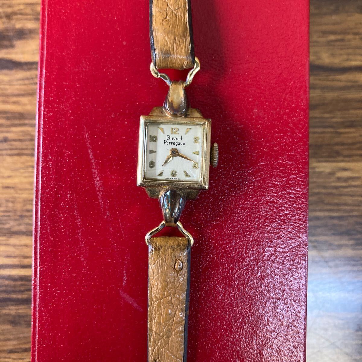 Girard-Perregaux ジラール ペルゴ 手巻き腕時計 レディース ヴィンテージ アンティーク 手巻き 稼動品の画像2