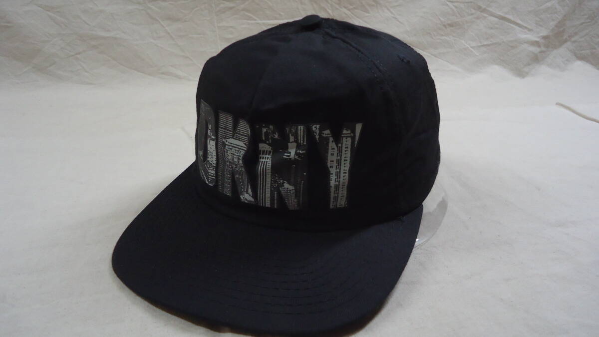 DKNY LADIES 旧モデル CAP R2594240 黒 半額 50%off 帽子 ディー・ケイ・エヌ・ワイ レターパックライト おてがる配送ゆうパック 匿名配送の画像1