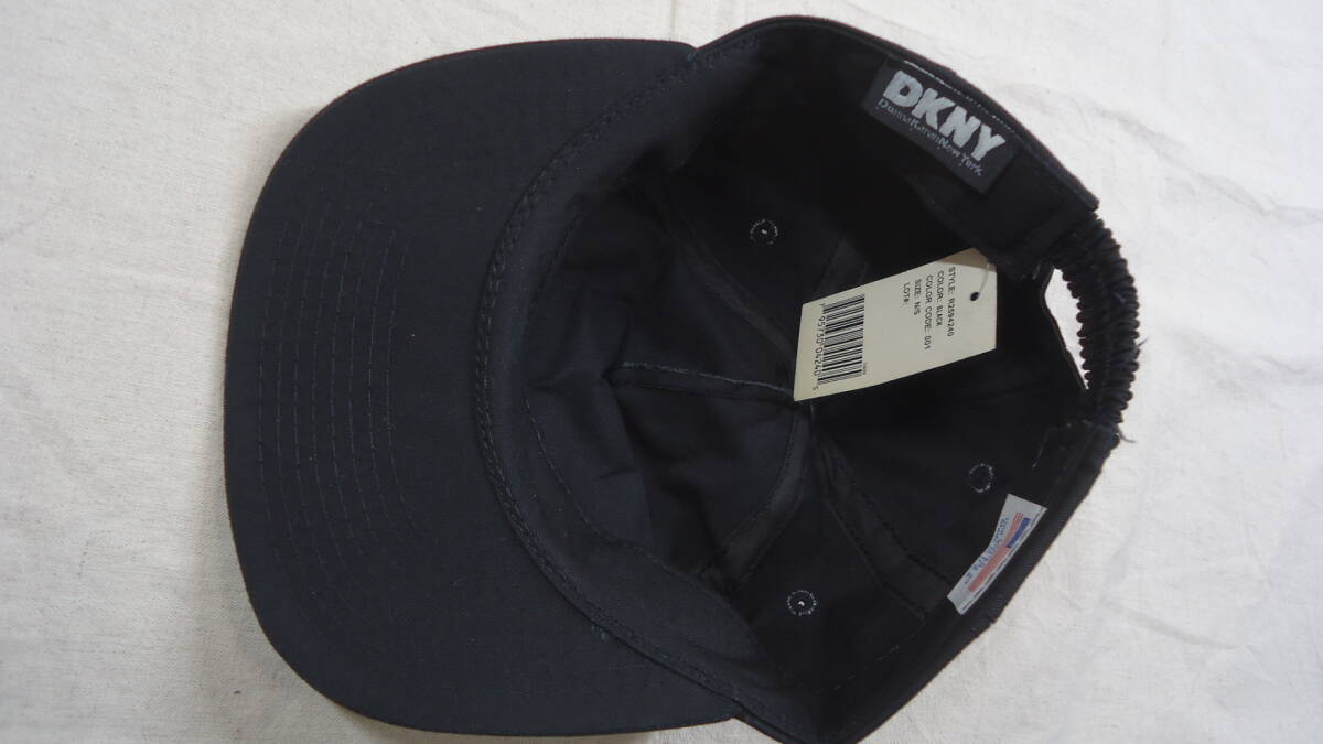 DKNY LADIES 旧モデル CAP R2594240 黒 半額 50%off 帽子 ディー・ケイ・エヌ・ワイ レターパックライト おてがる配送ゆうパック 匿名配送の画像6