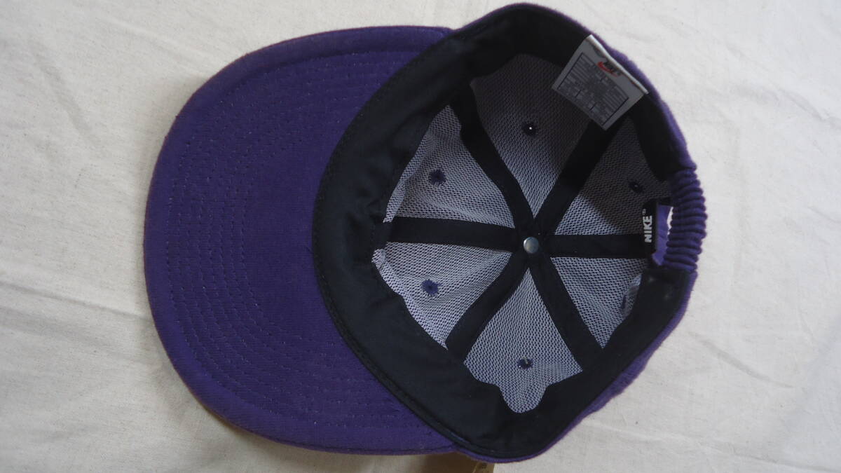 NIKE WOMENS 旧モデル CAP 561187-535 紫 60%off 半額以下 ナイキ 女性用 帽子 キャップ レターパックライト おてがる配送ゆうパック 匿名の画像6