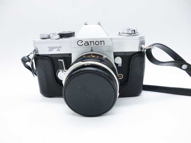 ■Canon キャノン FT QL 35mm フォーカルプレーンシャッター式 一眼レフ フィルムカメラ FL 1：1.8 50mm マニュアルフォーカス■/A_画像2