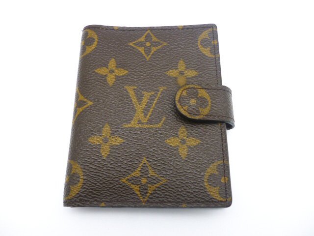 ☆【美品】Louis Vuitton ルイヴィトン モノグラム アジェンダ ミニ 手帳カバー☆/N_画像1