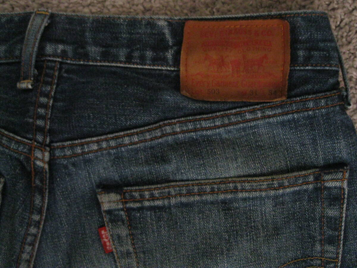 ⑨ Levi'sリーバイス 503　W31　_画像1