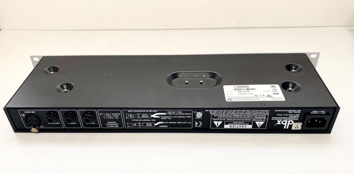 dbx286s マイクプリアンプ　エンハンサー　コンプレッサー　エフェクター