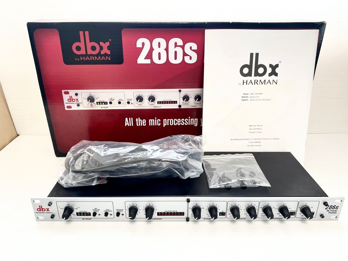 dbx286s マイクプリアンプ エンハンサー コンプレッサー dbx286s マイクプリアンプ エンハンサー コンプレッサー