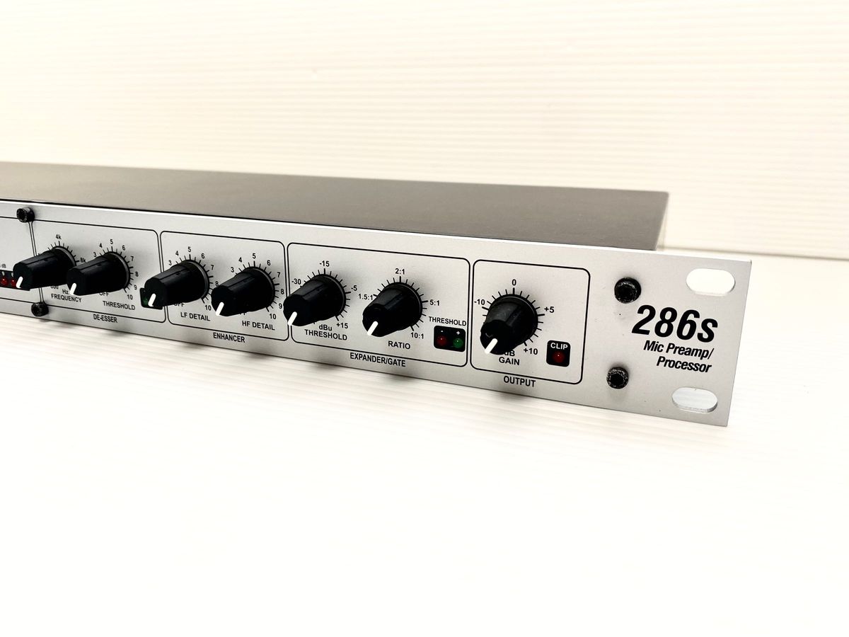 dbx286s マイクプリアンプ エンハンサー コンプレッサー dbx286s マイクプリアンプ エンハンサー コンプレッサー