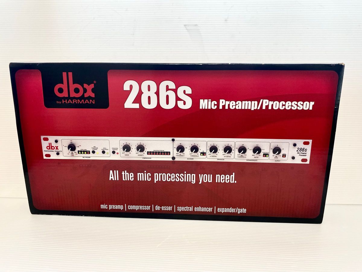 dbx286s マイクプリアンプ　エンハンサー　コンプレッサー　エフェクター