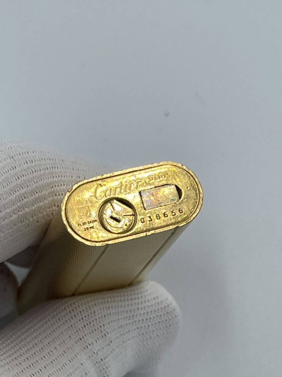 Cartier カルティエ 高級ガスライター ローラーガスライター 喫煙グッズ 喫煙具 ゴールド系_画像6