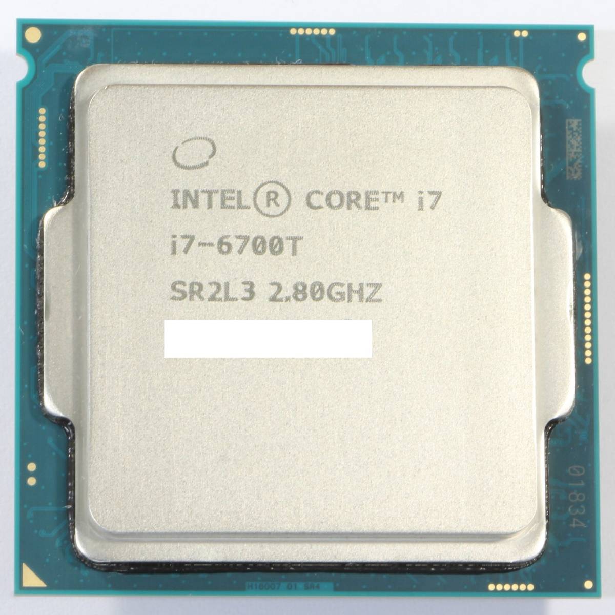 【中古CPU】Intel Core i7-6700T 2.8GHz TB 3.6GHz SR2L3 Socket 1151 4コア8スレッド _画像1