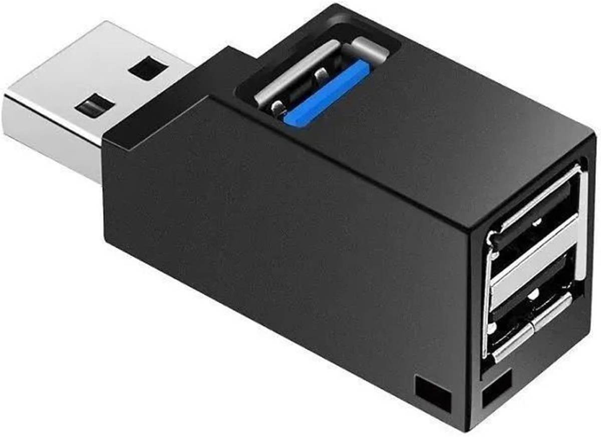 新品 超小型 USB3.0ハブ 3ポート USB3.0 1ポート+USB2.0 2ポート 拡張 コンパクト ポータブル機能付き ノートパソコンと他の互換性_画像1