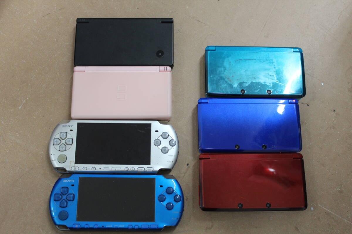 動作未確認 任天堂 3DS DS PSP ポータブル 3000 など ゲーム機 まとめ 激安1円スタートの画像1