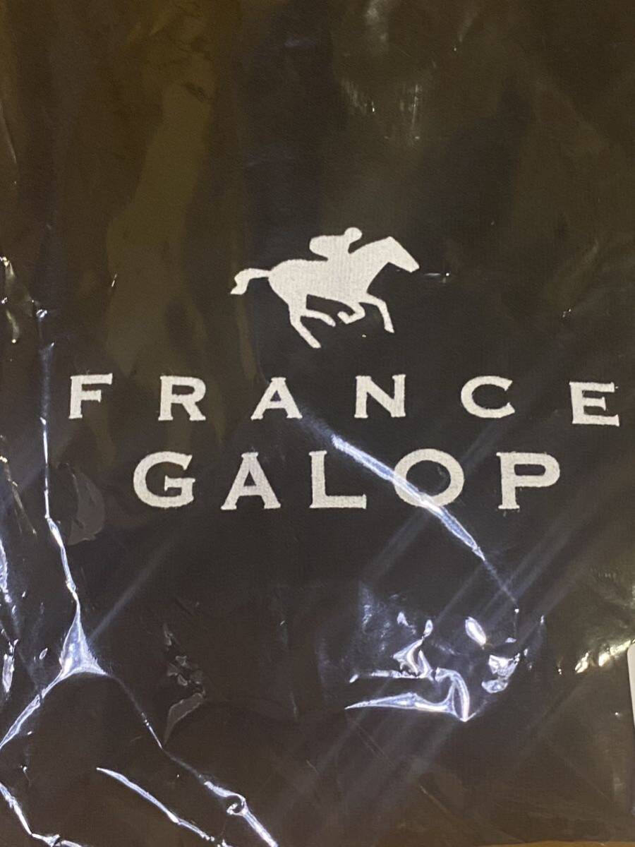 【DDD】競馬　フランス　ギャロ　オリジナルTシャツ　半袖　黒　XL FRANCE GALLOP 凱旋門賞