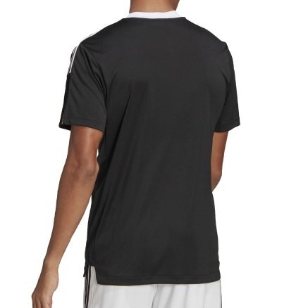 adidas アディダス トレーニング シャツ Tシャツ ポリエステル TIRO (2XOサイズ)黒★格安SALE!!の画像4