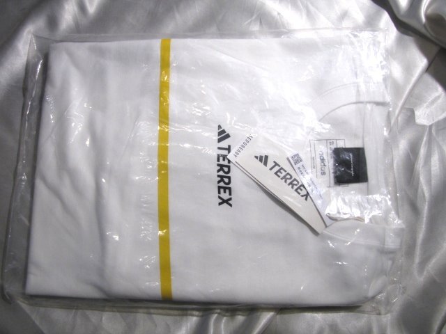 adidas アディダス ナショナル ジオグラフィック TERREX 長袖 テックTシャツ (L)白★SALE！_画像2