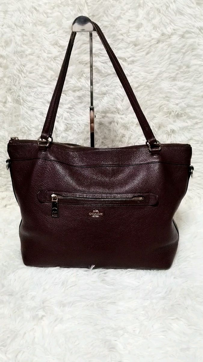 COACH コーチ テイラートートバッグ ペブルドレザー F54687