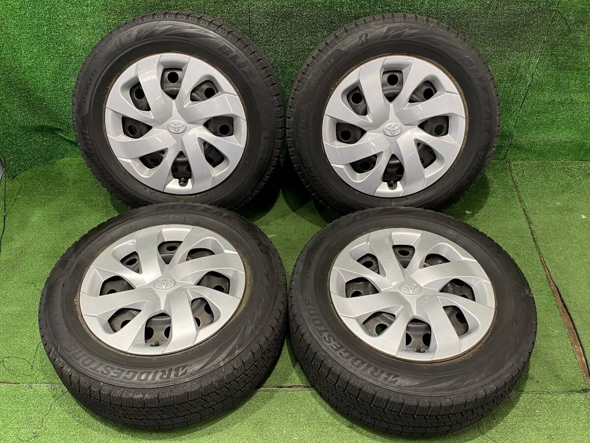 ブリヂストン BRIDGESTONE BLIZZAK VRX2 195/65R15 スチールホイール 15x6J PCD114.3 5H 売切!!の画像1