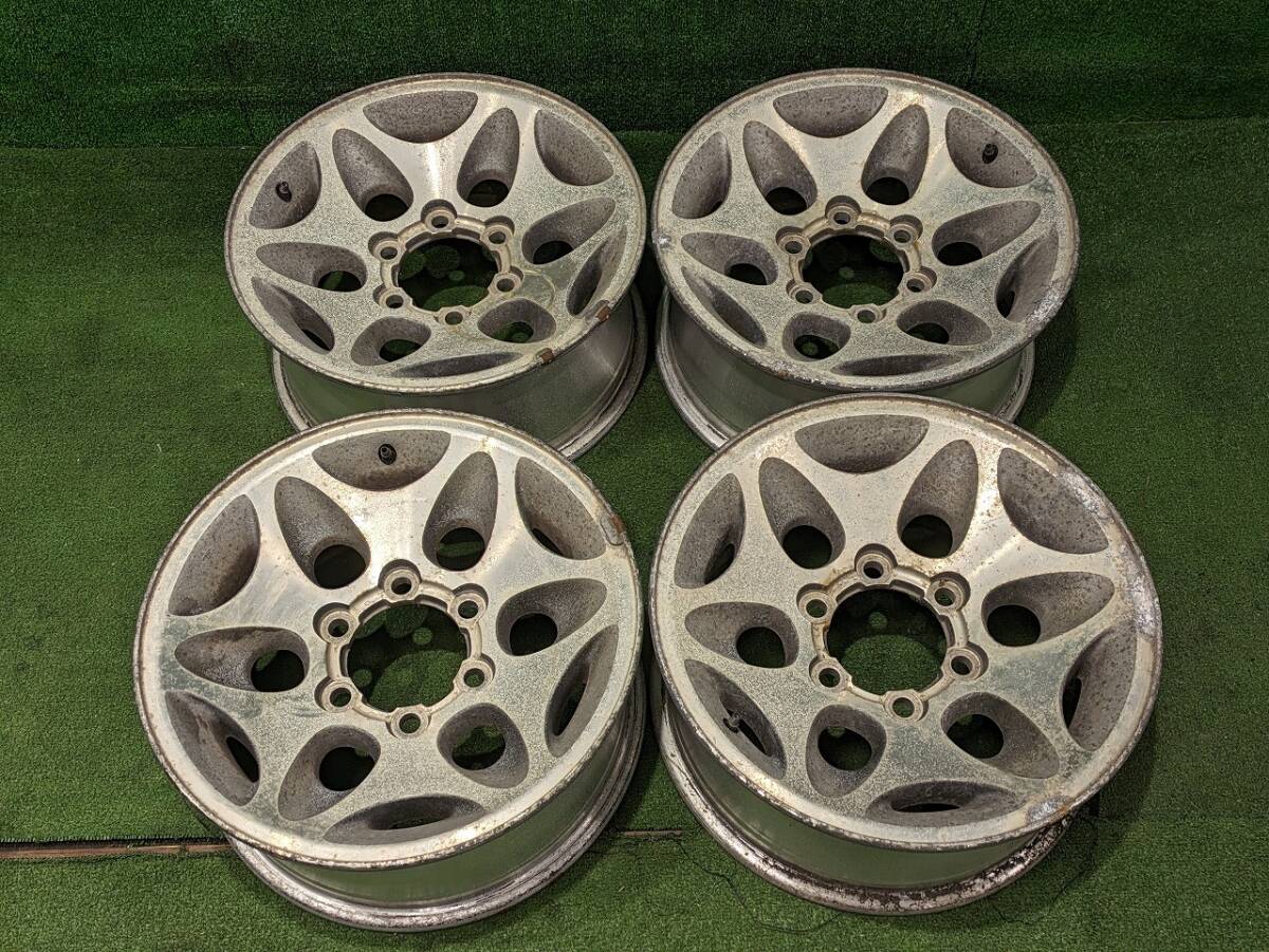 三菱 MITSUBISHI アルミホイール AW 16×7J OFF10 PCD139.7 6H パジェロ等に 売切!!_TNE0329-1