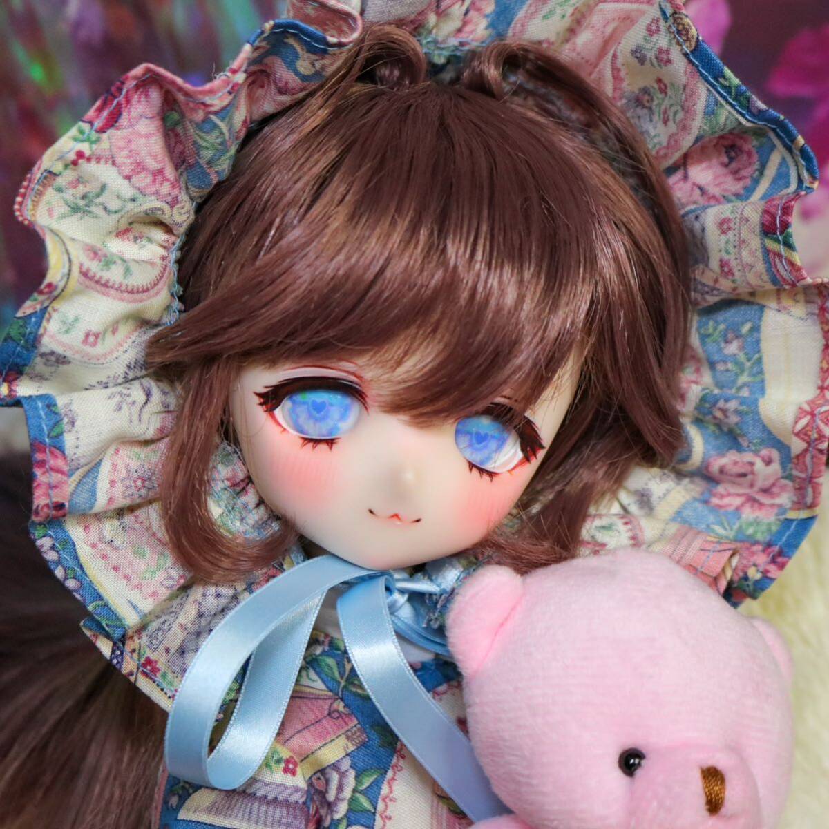 【まめふくっこ】DDH-01 SW肌 ソフビ盛り カスタムヘッド＋アイセットの画像7