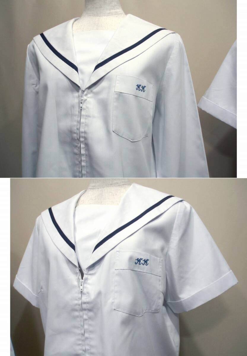 14018* skirt / summer sailor /. thing sailor / winter sailor / ribbon /W69/LT*5 point set .... school Tiger Hyogo prefecture . Kakogawa north high school 