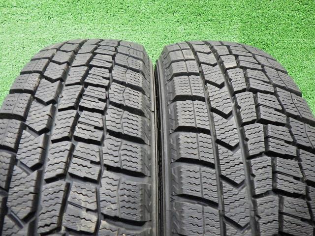 中古 ダンロップ タイヤ 冬 155/65R13 4本 2019年 WM02_画像2