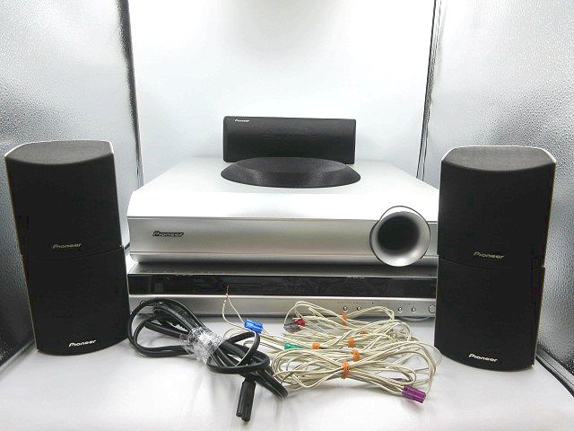 ◎Pioneer パイオニア XV-DV333 サラウンドシステム DVD/CDレシーバー 05年製 簡易通電確認 中古 長期個人保管品 現状品 の画像1