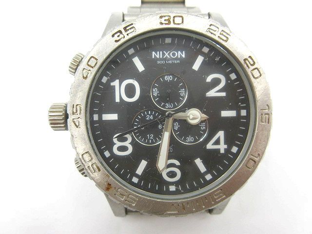 ◎ NIXON 腕時計 ニクソン SIMPLIFY THE 51-30 CHRONO 300M 不動 ジャンク 長期保管品 現状渡し の画像1