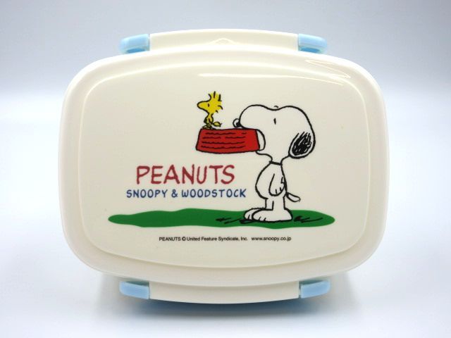 #[ не использовался товар ] SNOOPY Snoopy мульти- box герой товары коробка для завтрака способ применения различный! надпись емкость 550ml