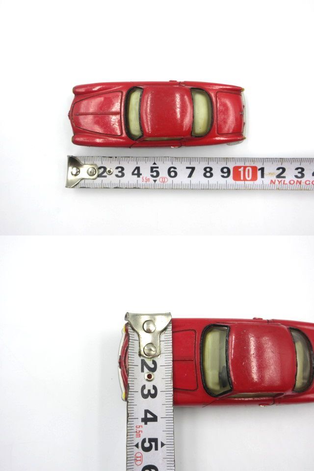 ■DINKY ディンキー TOYS アルファロメオ クーペ レッド系 185 ミニカー 乗用車 アンティーク ヴィンテージ コレクション品 当時物の画像10