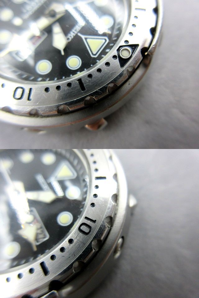 ■【稼働品】SEIKO セイコー 7C46-7011 diver quartz professional ダイバーズ プロフェッショナル メンズ 男性用 腕時計 クォーツ _画像6