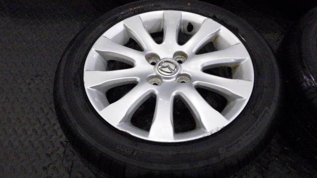 【宮城 塩釜発】中古 サマータイヤ・ホイールセット マツダ純正品 185/55R15 ZEETEX ZT1000 2023年11週 10分山 ※個人宛発送不可_画像4