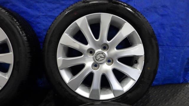 【宮城 塩釜発】中古 サマータイヤ・ホイールセット マツダ純正品 185/55R15 ZEETEX ZT1000 2023年11週 10分山 ※個人宛発送不可_画像3