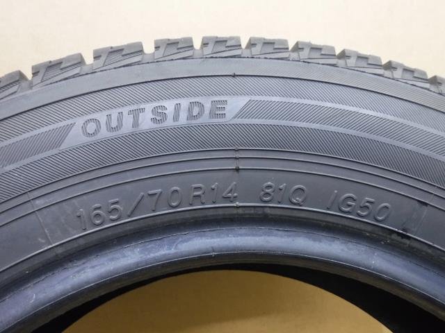 【岩手 盛岡発】中古 ヨコハマ スタッドレス 冬 タイヤ ice GUARD iG50 PULS 165/70R14 81Q 4本 2019年製_画像3