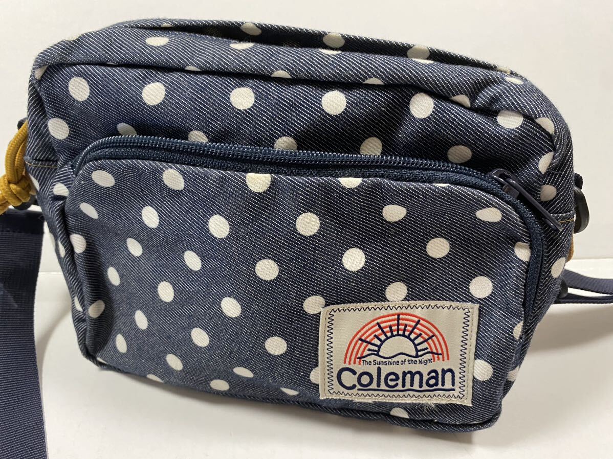 コールマン　ショルダーバッグ バッグ　かばん　ミニバッグ　中古　美品　Coleman_画像2