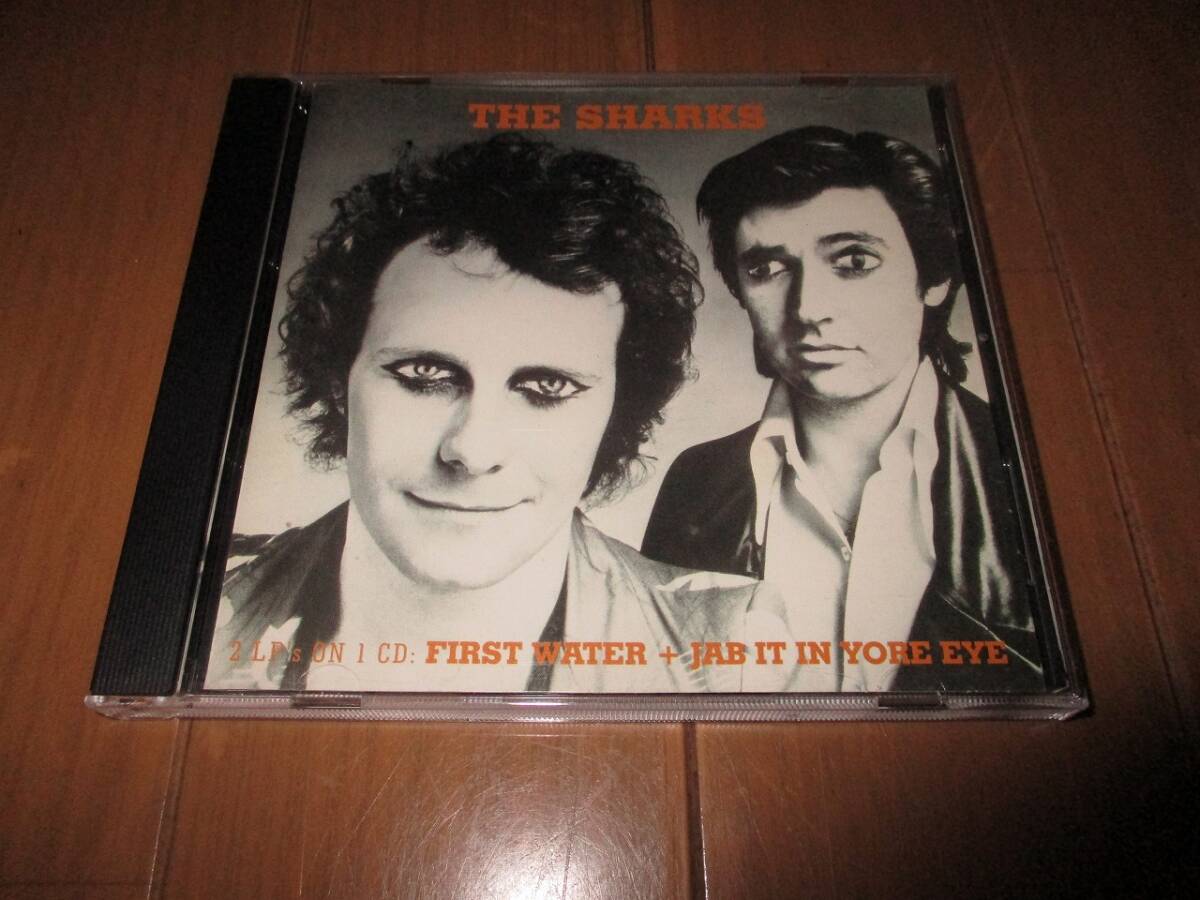 ★The Sharks（Chris Spedding）■輸入盤CD：First Water＋Jab It In Yore Eyeの画像1