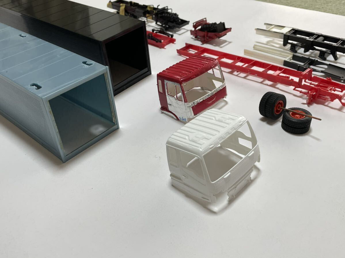 1 jpy ~ deco truck truck plastic model parts set Junk 