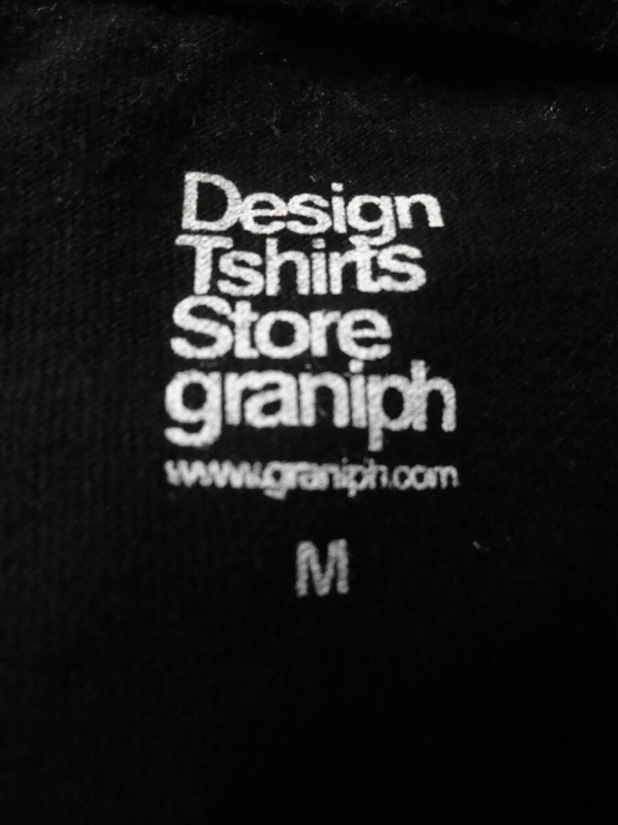 格安廃版レアコラボモデル・GRANIPH(グラニフ)×SIMPSONS(シンプソンズ)・黒系地・カラフルコラボプリント入り高級半袖デザインTシャツ M_画像5