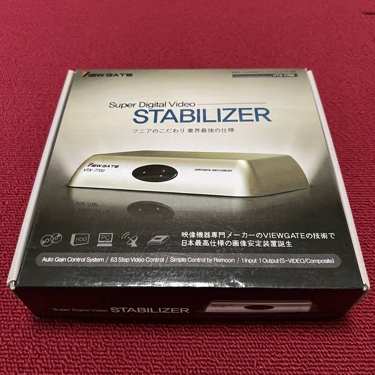 VTX-7700 スーパーデジタルビデオ スタビライザー 画像安定装置 SUPER DIGITAL VIDEO STABILIZER VIEW GATE ビューゲートの画像1