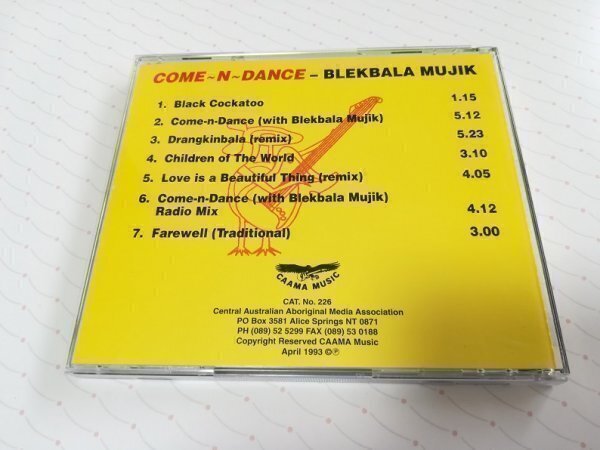 BLEKBALA MUJIK 「COME~N~DANCE」 輸入盤 CD 93年盤　　2-0545_画像2