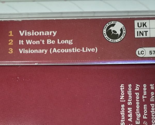 REDD KROSS 「VISIONARY」 UK盤 CDs 94年盤　　2-0255_画像4