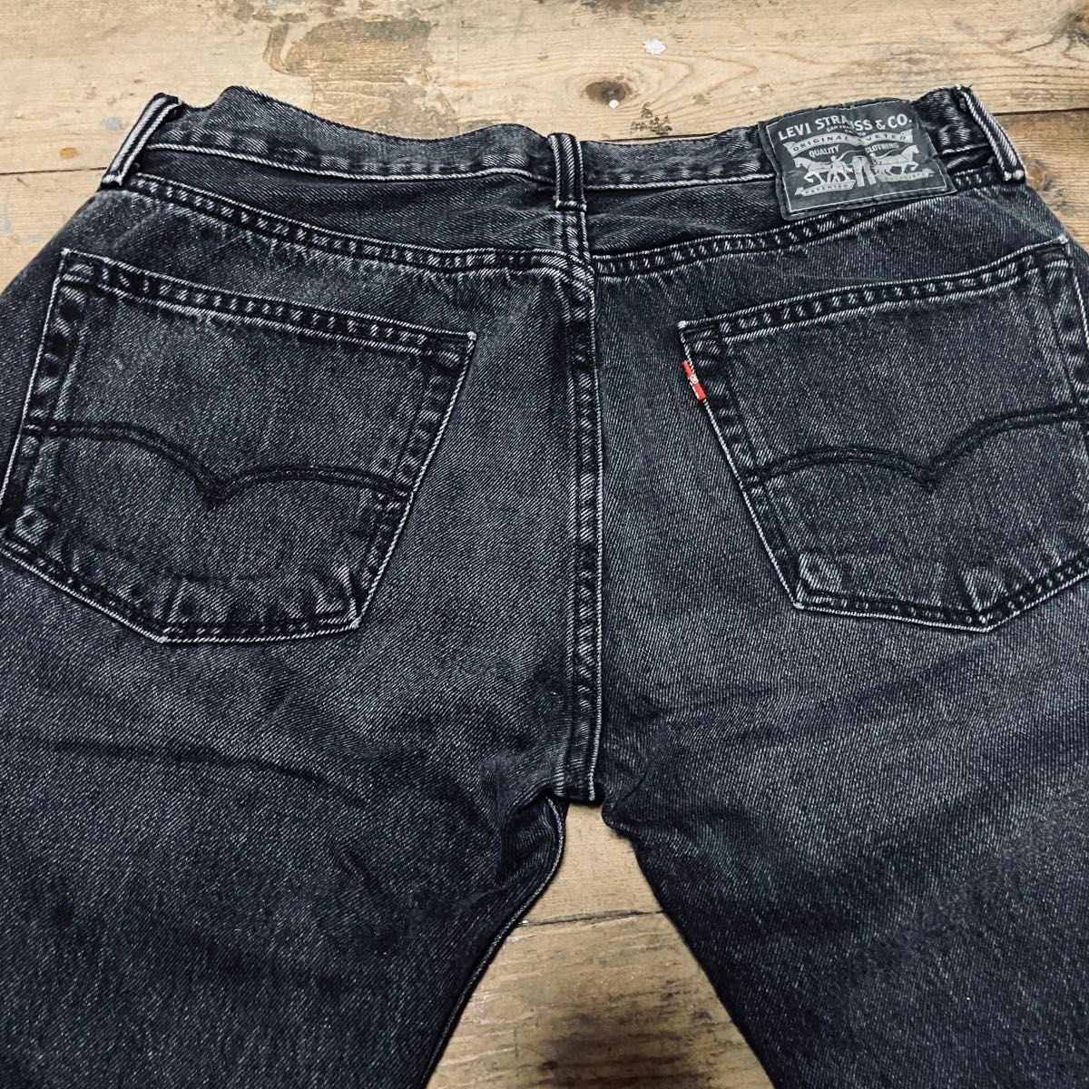 リーバイス505 LEVI’S 505 後染めブラックデニムw32 検501