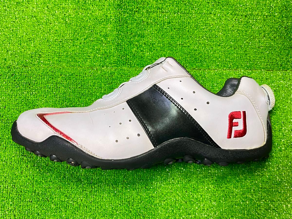 FootJoy フットジョイ ゴルフシューズ 白×黒 スパイクレス BOA 45322J メンズ 27.5 cm