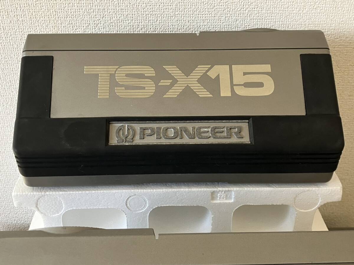  редкий осмотр рабочее состояние подтверждено PIONEER TS-X15 оригинал состояние Pioneer подлинная вещь Showa Retro long Sam машина Boy старый машина 