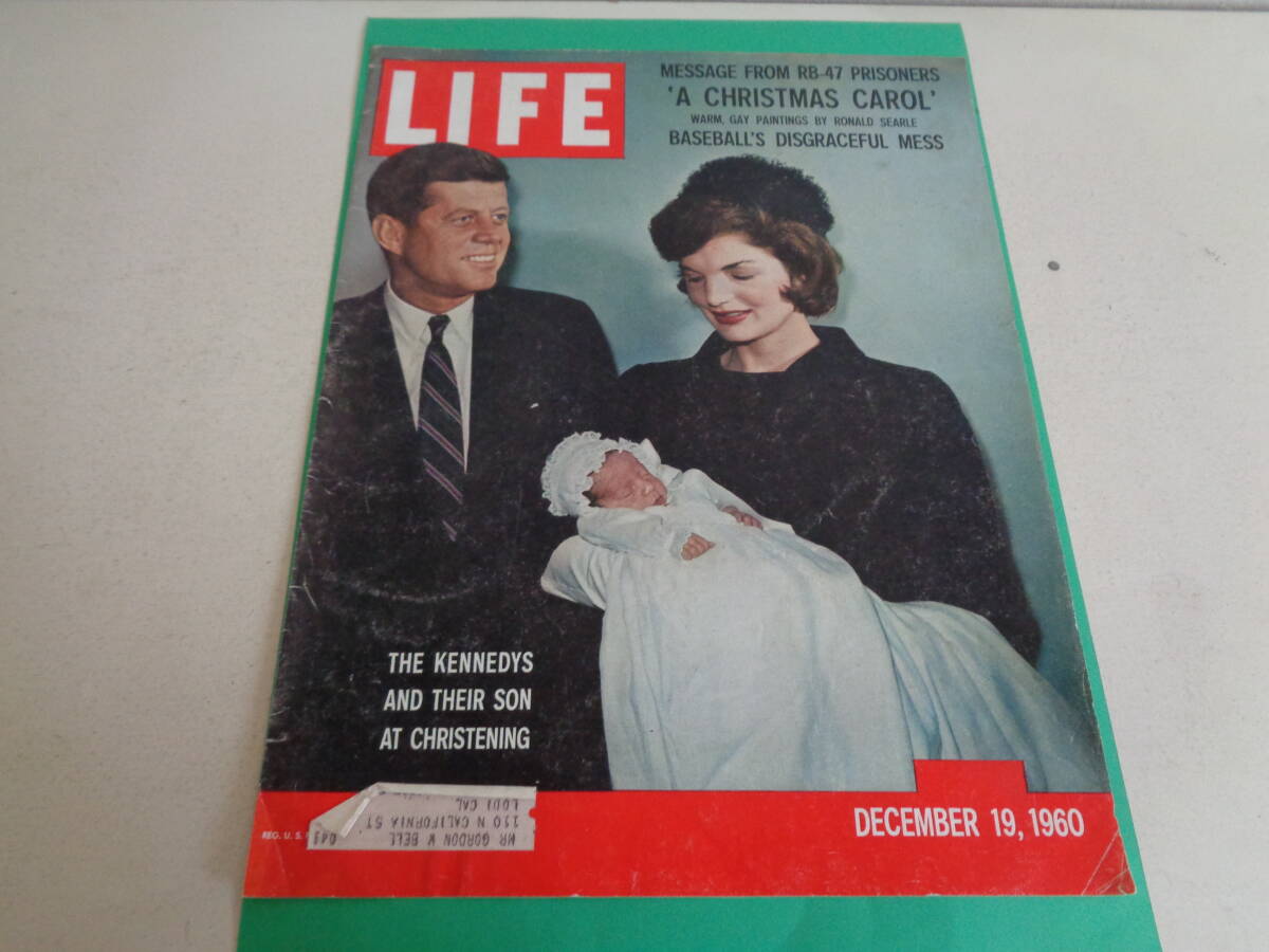 即決 希少 ケネディ大統領 夫妻 １９６０ｓ ＬＩＦＥ ライフ誌 表紙 ＫＯＯＬ－ＡＩＤ ジュース レトロ ミッドセンチェリーの画像1