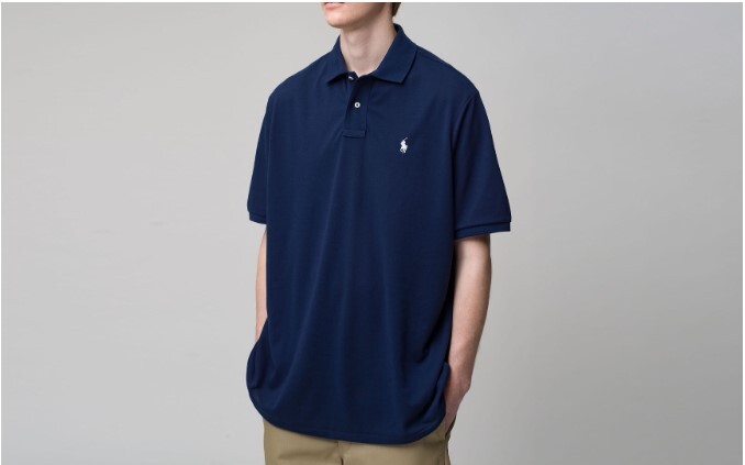 Polo Ralph Lauren for Ron Herman The Earth Polo M NAVY ロンハーマン ポロ ラルフローレン ポロシャツ_画像1