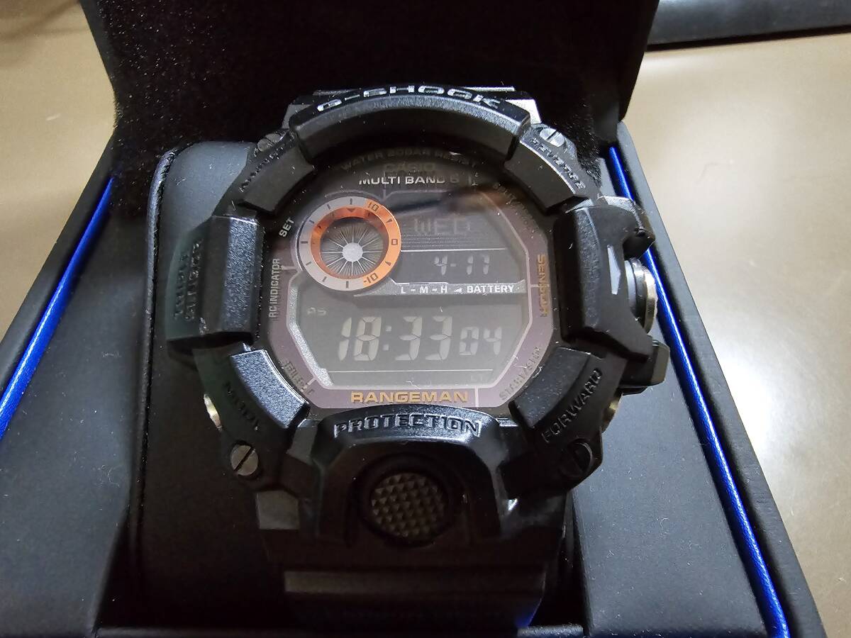 【中古美品】CASIO G-SHOCK マスターオブG RENGEMAN レンジマン 電波ソーラー GW-9400BJ-１JF の画像3