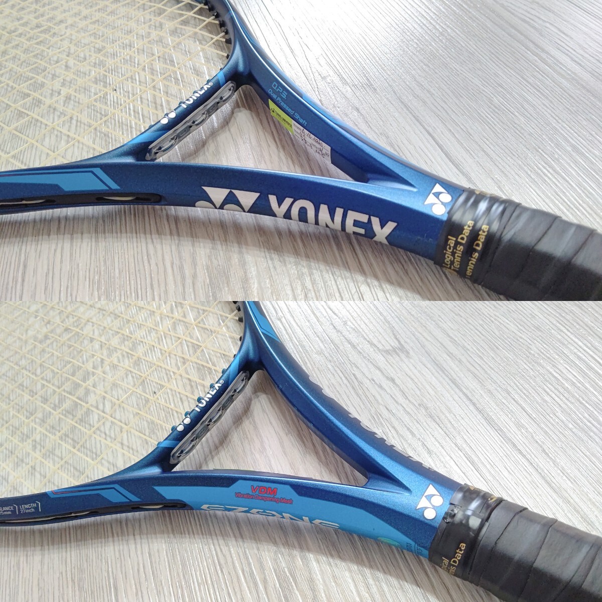 YONEX EZONE 100L イーゾーン100L ヨネックス 硬式 テニスラケット G2 中古 送料無料 即決の画像3