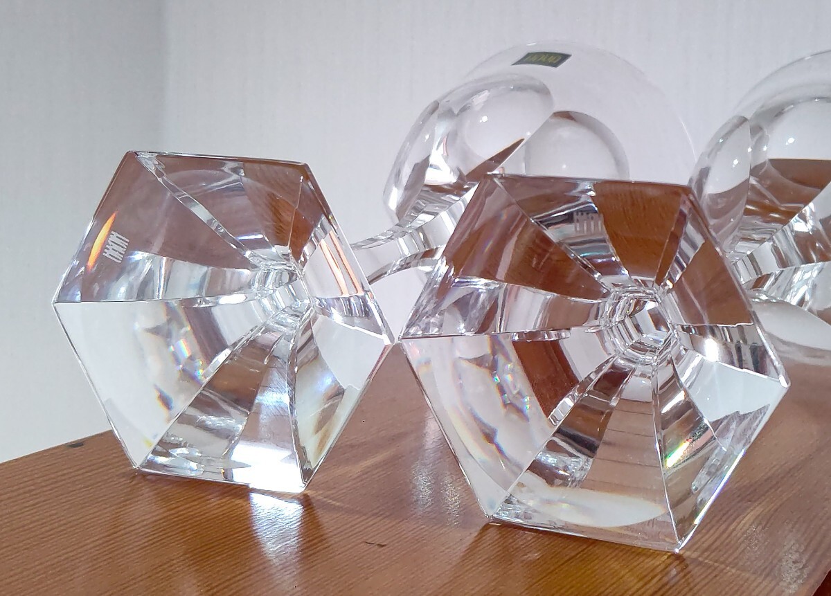HOYA CRYSTAL ホヤ クリスタル 高級 ワイングラス 6面Qカット HOYA CRYSTAL ホヤ クリスタル 高級 ワイングラス 6面Qカット