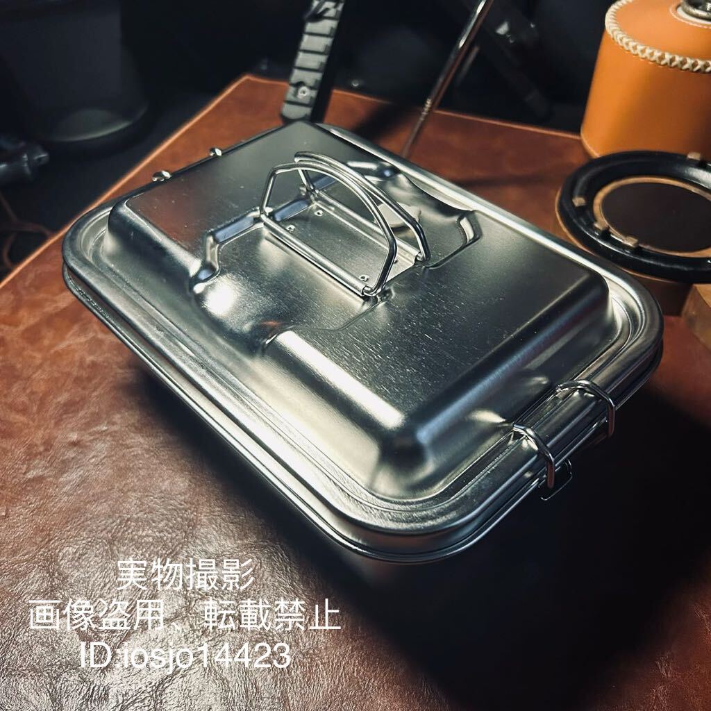  super high quality made of stainless steel 2 -step type air-tigh heat insulation lunch box direct fire lunch box high capacity 1800ml camp outdoor field mountain climbing 
